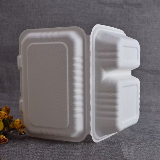 Contenitore per alimenti per posate bagassa di canna da zucchero monouso ecologico