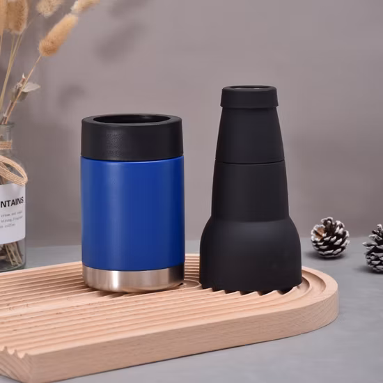 Portabottiglie tozzo personalizzato isolato economico promozionale regalo di nozze Portabottiglie tozzo in neoprene per vino e birra Portabottiglie tozzo (JMBT)